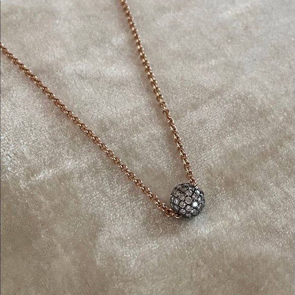 Jewelry - 14Karat Rose Gold & Diamond Necklace